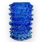 Filippo Maso - Vaas - 32,5 cm - Muranoglas - Grote blauwe
