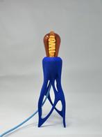 Cornu Design - Lampe de table - PLA - Lampe bleue imprimée, Antiek en Kunst