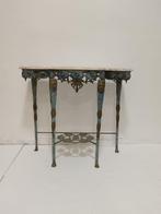 Wandtafel - Brons, Marmer - Bronsconsole, Antiek en Kunst