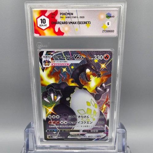 Charizard Vmax (308/190 SSR) Graded card - Graad 10, Hobby & Loisirs créatifs, Jeux de cartes à collectionner | Pokémon