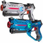 Light Battle Active Lasergame Laserguns - Wit/Blauw - 2 Pack, Kinderen en Baby's, Nieuw, Ophalen of Verzenden