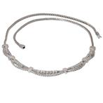 Collier - 18 carats Or blanc - 0.75ct. tw. Diamant