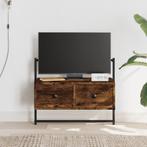vidaXL Tv-meubel wandgemonteerd 60,5x30x51 cm hout gerookt, Huis en Inrichting, Kasten |Televisiemeubels, Verzenden, Nieuw
