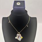 Swarovski - Statuette, Schmuck Set : Ring + Necklace - 1 cm