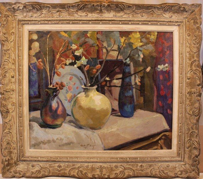 Charles André Fidrit (1881-1927) - Bodegón, Antiek en Kunst, Kunst | Schilderijen | Klassiek