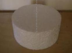 Oasis cake 15*7 dummy Styropor taart 15*7 cm. Taart Dummy, Hobby en Vrije tijd, Knutselen, Nieuw