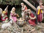 Beeldje - Kerststal met losse beelden - Hout, kunsthars, Antiek en Kunst