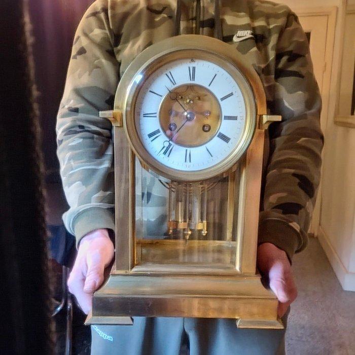 Glaspendule - Antiek - Verguld brons - 1850-1900, Antiek en Kunst, Antiek | Klokken