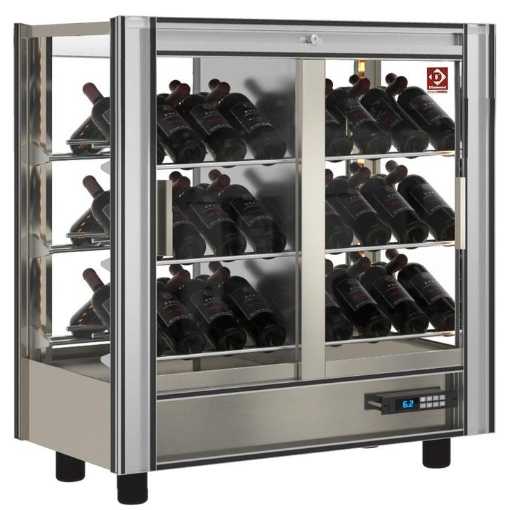 Wijnkoelvitrine | Doorgeefsysteem | 216L (42x 75cl) |, Zakelijke goederen, Horeca | Keukenapparatuur, Nieuw in verpakking, Verzenden