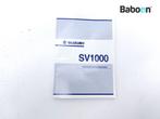 Livret dinstructions Suzuki SV 1000 S / N 2003-2007