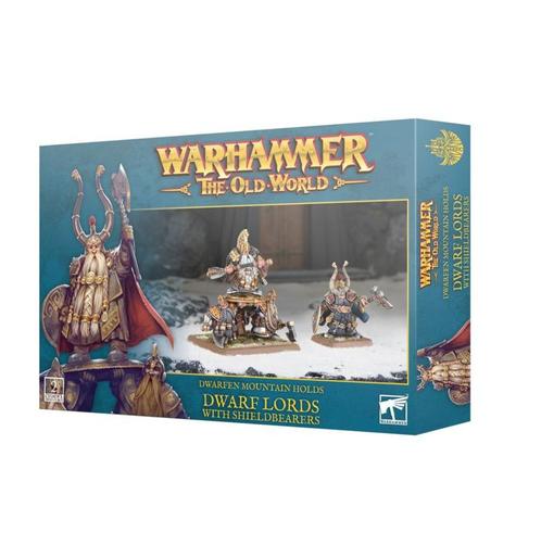 Dwarven Mountain Holds Dwarf Lords with Shieldbearers, Hobby en Vrije tijd, Wargaming, Ophalen of Verzenden