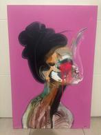 Vladinsky (1988) - Portrait on Pink No5, Antiek en Kunst, Kunst | Schilderijen | Modern