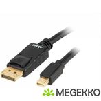 Akasa AK-CBDP22-20BK DisplayPort kabel 2 m Mini DisplayPort, Informatique & Logiciels, Pc & Câble réseau, Verzenden