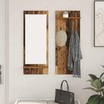vidaXL Wandgemonteerde kapstok Oud hout 70 x 10 x 90 cm, Verzenden, Nieuw