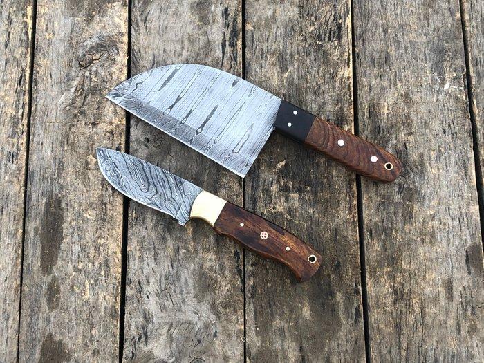 Keukenmes - Prestigieuze handgemaakte Servische zware, Antiek en Kunst, Antiek | Keukengerei