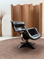 Haimi - Yrjö Kukkapuro - Fauteuil - Draaimolen - Leder,