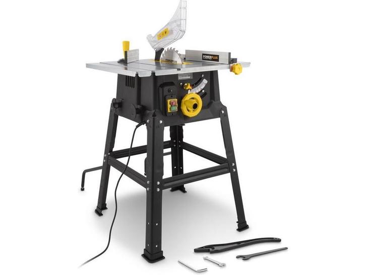 Powerplus POWX07590 - Elektrische tafelzaag - 1700W 210mm, Doe-het-zelf en Bouw, Gereedschap | Zaagmachines, Zo goed als nieuw