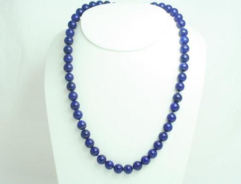 Halsketting - 18 karaat Geel goud Lapis lazuli - Ketting met, Handtassen en Accessoires, Kettingen