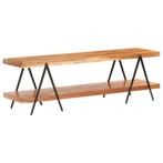 vidaXL Tv-meubel 160x40x50 cm massief acaciahout, Huis en Inrichting, Kasten |Televisiemeubels, Verzenden, Nieuw