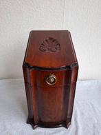 Kist - Mahonie - Bestekkist, schelp inleg