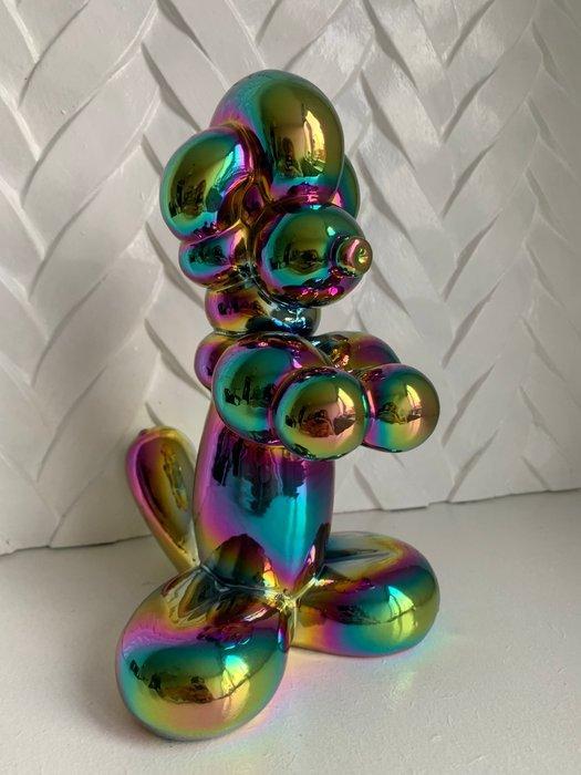 naar Jeff Koons - Beeld, Ballon Poedel - 21 cm - Steengoed, Antiek en Kunst, Curiosa en Brocante
