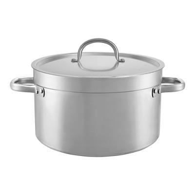 Kookpan aluminium | 6,3 liter | Met deksel | Ø24x14(h)cm, Zakelijke goederen, Horeca | Keukenapparatuur, Nieuw in verpakking, Verzenden