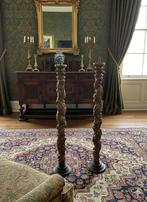 Kaarsenhouder (2) - Polychroom hout - Antichi Torcieri