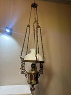 Lamp - Antieke keramieken Art Nouveau hanglamp met, Antiek en Kunst