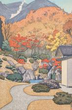 Herfst in Hakone Museum - 1954 - Handgesigneerd - Japanse