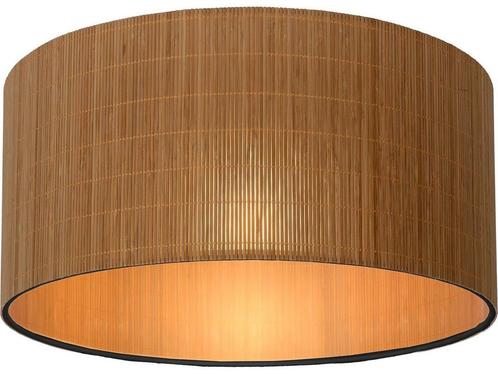 Lucide MAGIUS - Plafonnière - Ø 42 cm - 1xE27 - Naturel, Huis en Inrichting, Woonaccessoires | Overige, Zo goed als nieuw, Verzenden