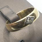 Ring - 18 karaat Geel goud - 0.17ct. tw. Diamant, Handtassen en Accessoires, Ringen, Nieuw