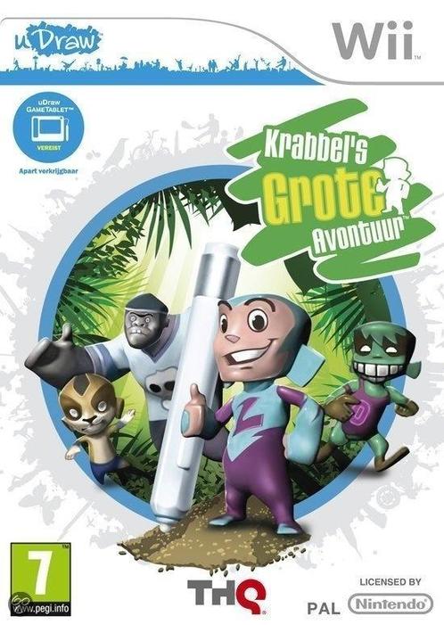 uDraw Krabbels grote avontuur (Nintendo wii tweedehands, Games en Spelcomputers, Spelcomputers | Nintendo Wii, Ophalen of Verzenden