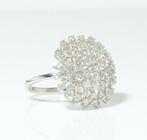 Cocktailring - 14 karaat Witgoud - 1.52ct. tw. Diamant
