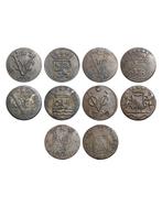 Nederlands-Indië. Mixed lot of VOC Duit 1751-1791 Holland,, Postzegels en Munten, Munten | Nederland