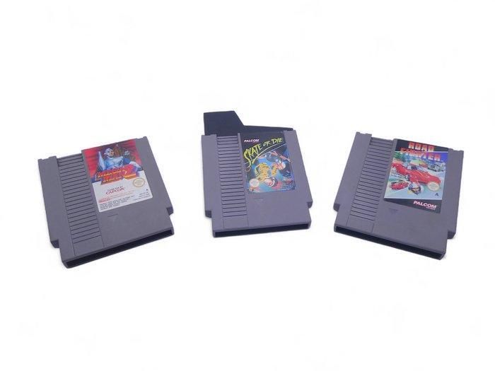 Nintendo - Nes - 3x Videogame: Mega Man, Skate or Die & Road, Games en Spelcomputers, Spelcomputers | Overige Accessoires