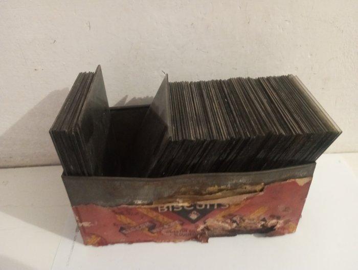 Unsigned - 75 foto negativo di vetro 9x12cm su lastra, Audio, Tv en Foto, Fotocamera's Analoog