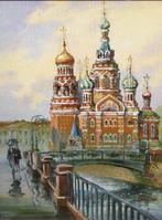 Russische school (XX) - NO RESERVE - Iglesia del Salvador, Antiek en Kunst, Kunst | Schilderijen | Klassiek