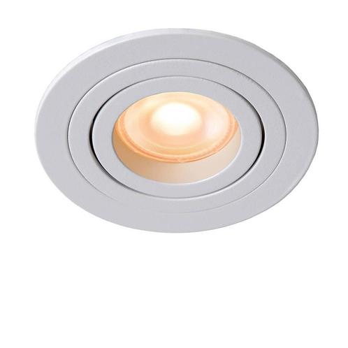Lucide TUBE - Inbouwspot - Ø 9 cm - 1xGU10 - Wit, Huis en Inrichting, Lampen | Overige, Nieuw, Verzenden