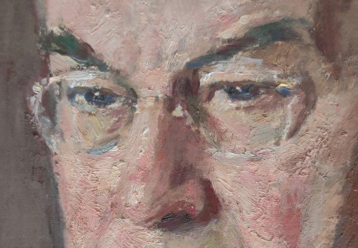 Ernst Müller-Göls (1902–2001) - Der Politiker im grauen, Antiek en Kunst, Kunst | Schilderijen | Klassiek