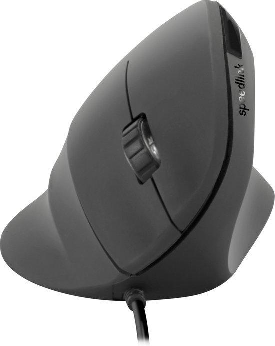 Speedlink Piavo - Verticale Ergonomische USB Muis - Zwart, Computers en Software, Muizen, Nieuw, Verzenden