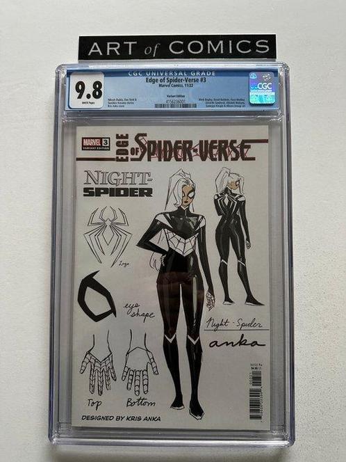 Edge Of Spider-Verse #3 - Kris Anka Variant Cover - CGC, Boeken, Strips | Comics