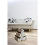 Griffoir pour chats boon, carton ondulé, 22.4 x 26 x 26 cm