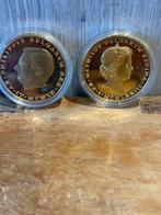 Belgique. Medal Lot de 2 médailles commémorative (Sans prix, Postzegels en Munten