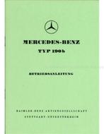 1959 MERCEDES BENZ 190B INSTRUCTIEBOEKJE DUITS, Autos : Divers, Modes d'emploi & Notices d'utilisation