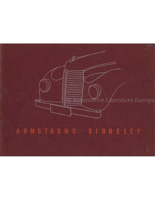 1946 ARMSTRONG SIDDELEY PROGRAMMA BROCHURE ENGELS, Boeken, Auto's | Folders en Tijdschriften