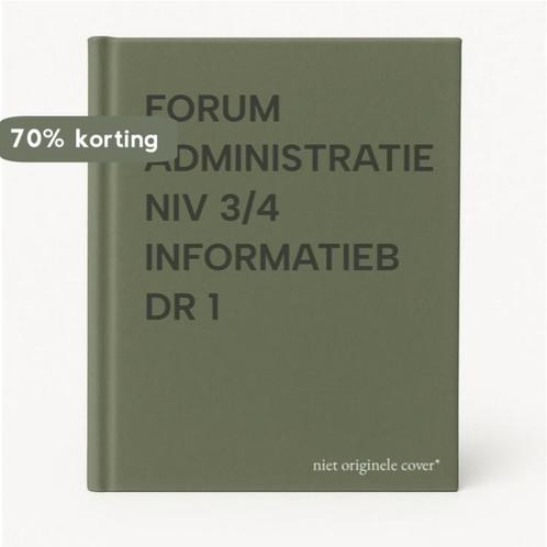 FORUM ADMINISTRATIE NIV 3/4 INFORMATIEB DR 1 9789003426109, Boeken, Schoolboeken, Gelezen, Verzenden