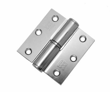 Kogelstift paumelle rechte hoek 76x76 mm links, Klink of Kruk