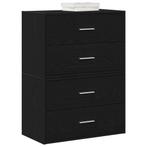 vidaXL Kasten met 2 lades 2 st 60x31x40 cm bewerkt hout, Verzenden, Nieuw
