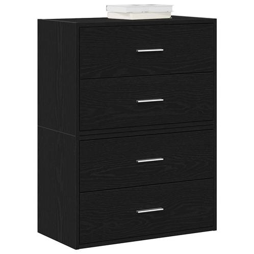 vidaXL Kasten met 2 lades 2 st 60x31x40 cm bewerkt hout, Huis en Inrichting, Kasten | Overige, Nieuw, Verzenden