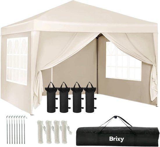 2dekans | Brixy Partytent - Paviljoen - Easy Up - Opvouwbaar, Tuin en Terras, Partytenten, Ophalen of Verzenden